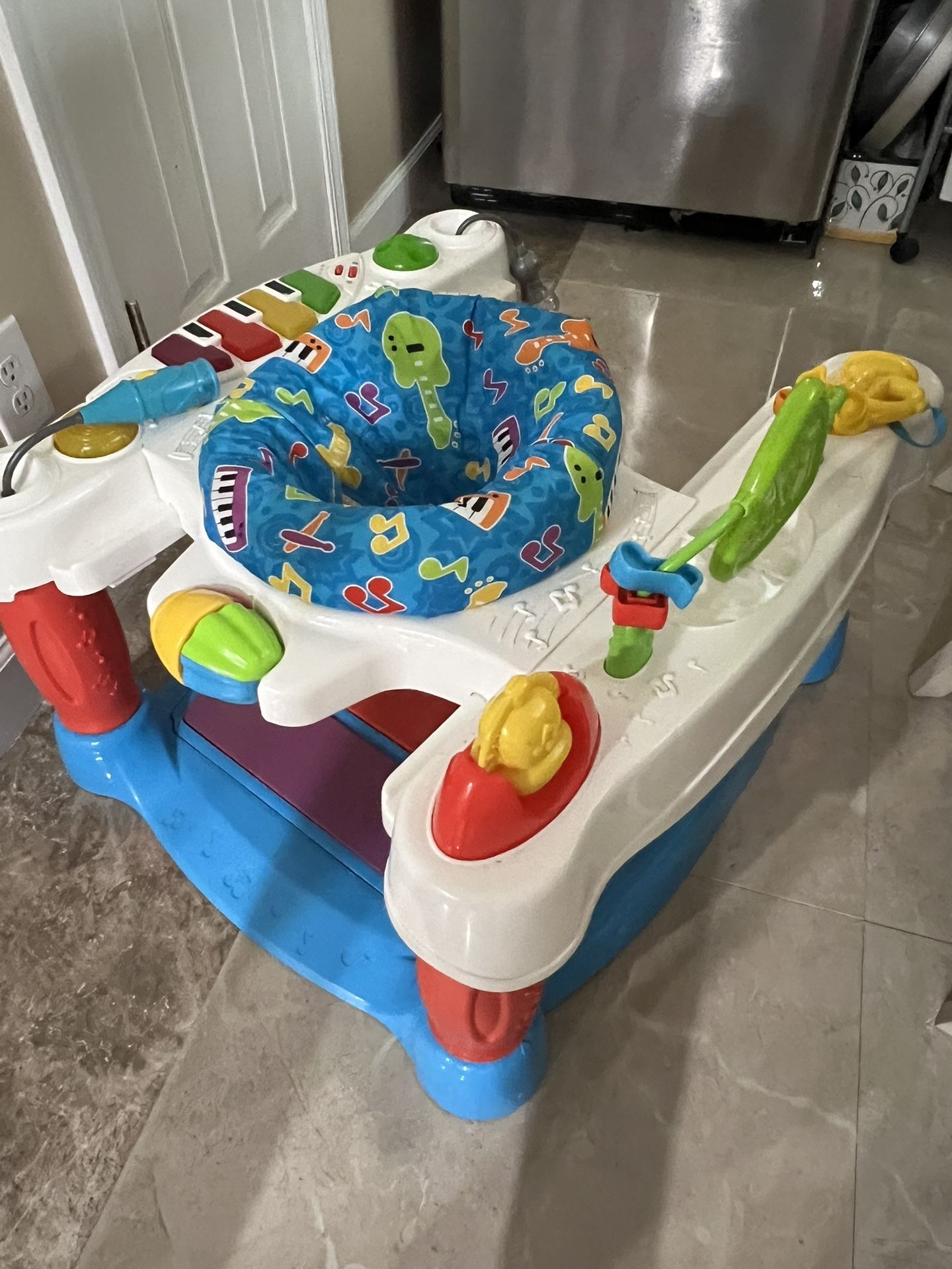 Play Piano With Lights And Sound Exersaucer Entertainment