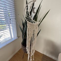 Moon Macrame Dreamcatcher