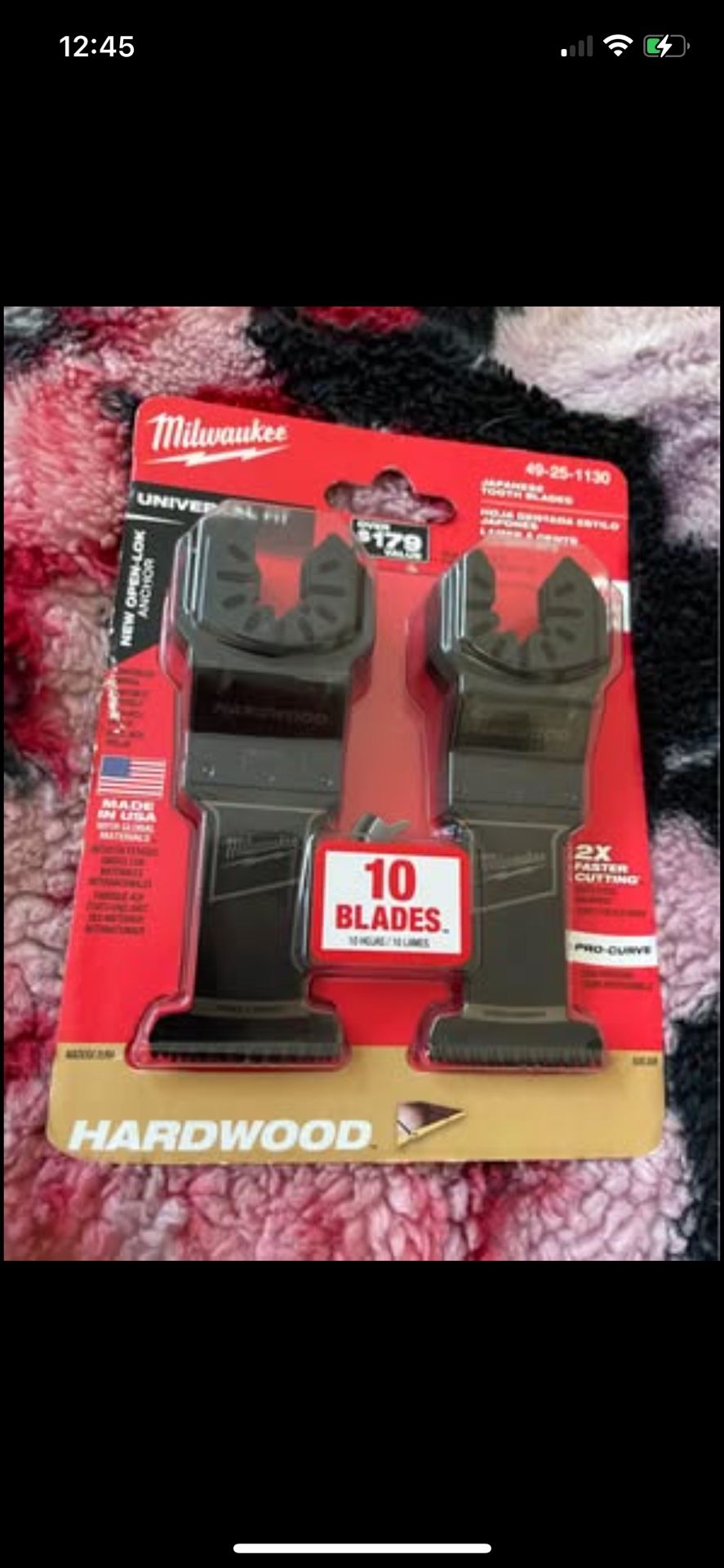 Milwaukee Hardwood Cutting Multi-Tool Oscillating Blade (10-Pack)