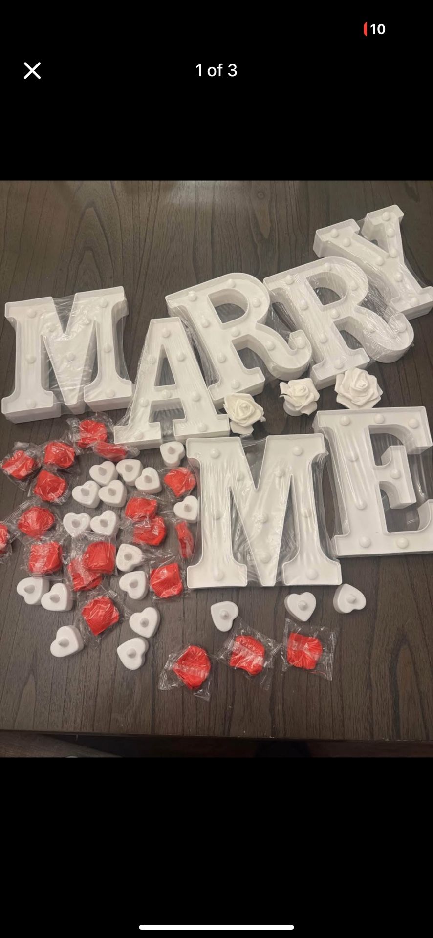 Marry Me Sign