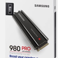 Samsung 980 PRO SSD 1TB with heatsink