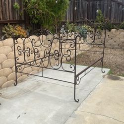 Queen Size Custom  Iron Bed Frame