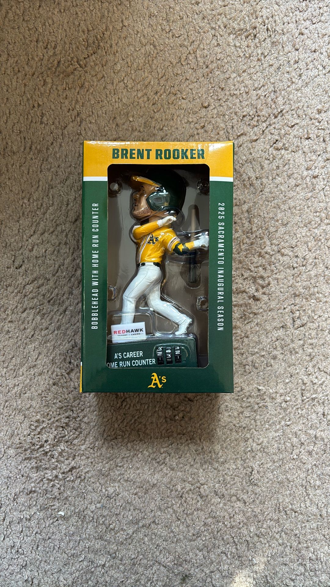 Brent Rooker Athletics Bobblehead Doll