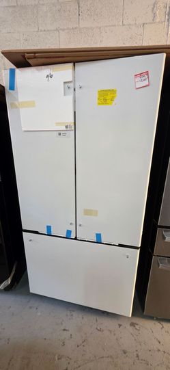 NEW CAFE REFRIGERATOR COUNTER DEPTH FRENCH DOOR MATTE WHITE 36X69