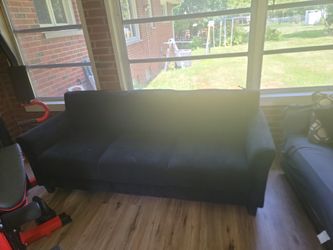 Sofa Black Can Be Detached
