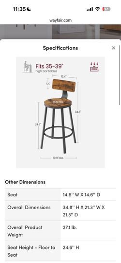 Brookdale Stool (Set of 2)