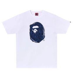 blue bape shirt