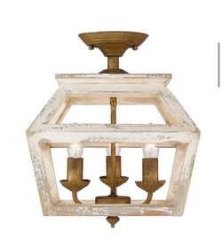 Brand new in box! Selling a beautiful Keynsham Semi-Flush Mount Light by Laurel Foundry Modern Farm