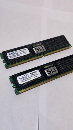 OCZ PC2 6400 2GB dual channel RAM works great !