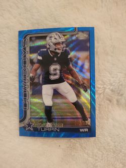 KaVontae Turpin Topps Chrome Blue Refractor /150