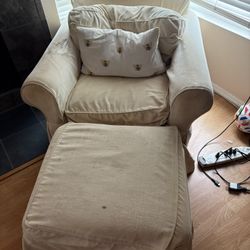 Living room Chair +ottoman 