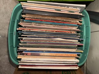 Lot of 75 assorted vintage record albums vinyl records