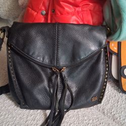 The sak Black Leather Silverlake Crossbody Handbag 