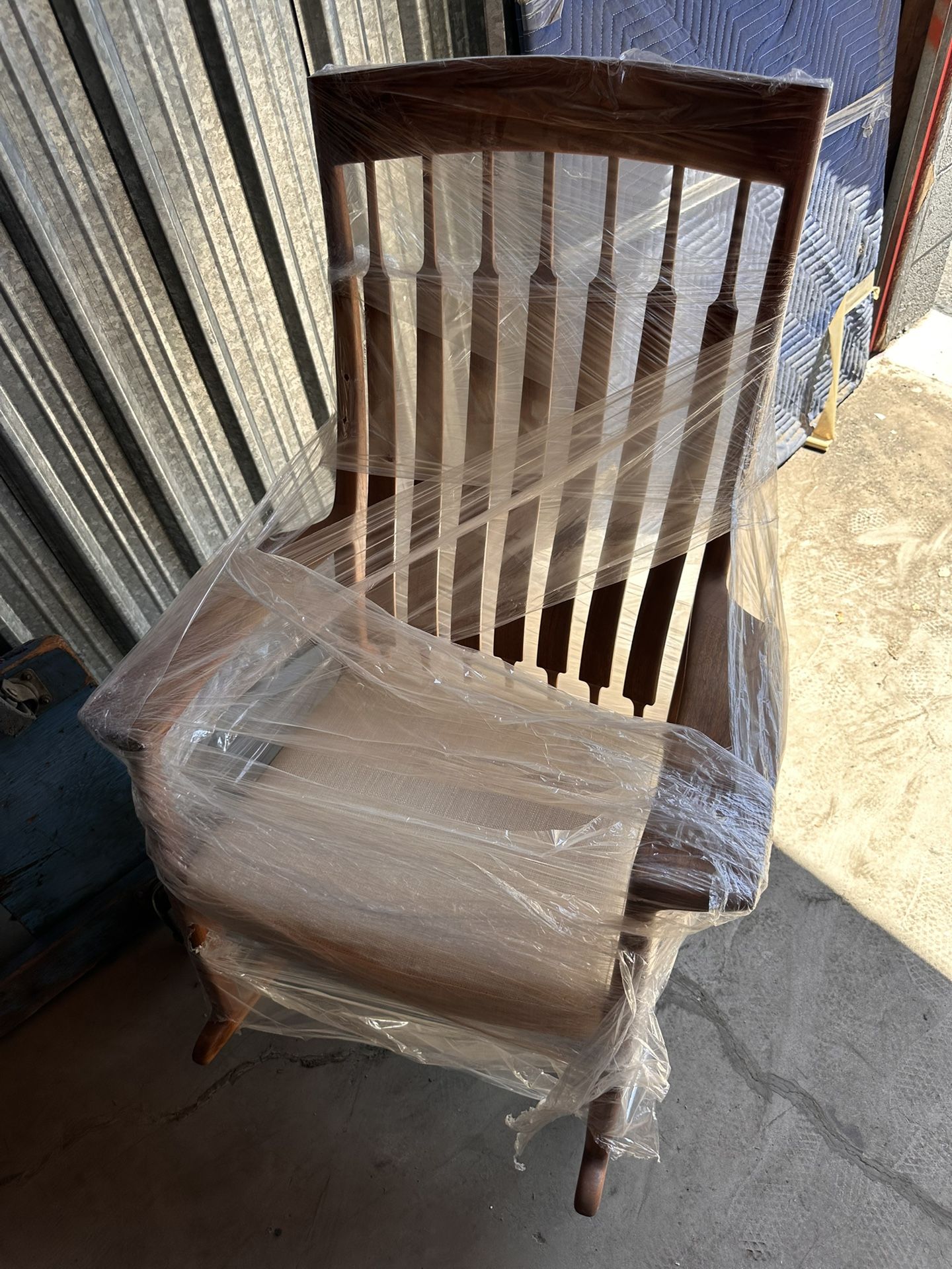wood rocking chair vintage
