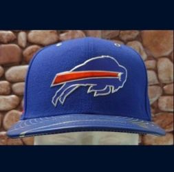 Buffalo Bills Vintage Size 7 1/8 New Era 59FIFTY "2015 DRAFT" Hat W/POLYURETHANE VISOR (NW/OT) UNWORN😇 MINT CONDITION!👀🤯 Please Read Description.