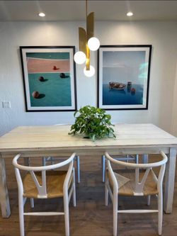 Wood Table and Chairs