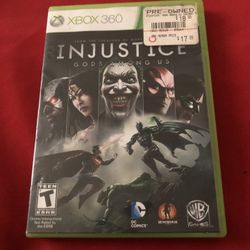 Injustice Gods Among Us Xbox 360 DC Comics complete & tested