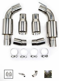 REV9 Stainless Steel Exhaust Tips Pair – New – Camaro 2010-2015