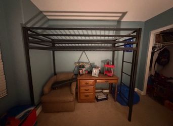 Sturdy Twin Metal Bunk Bed