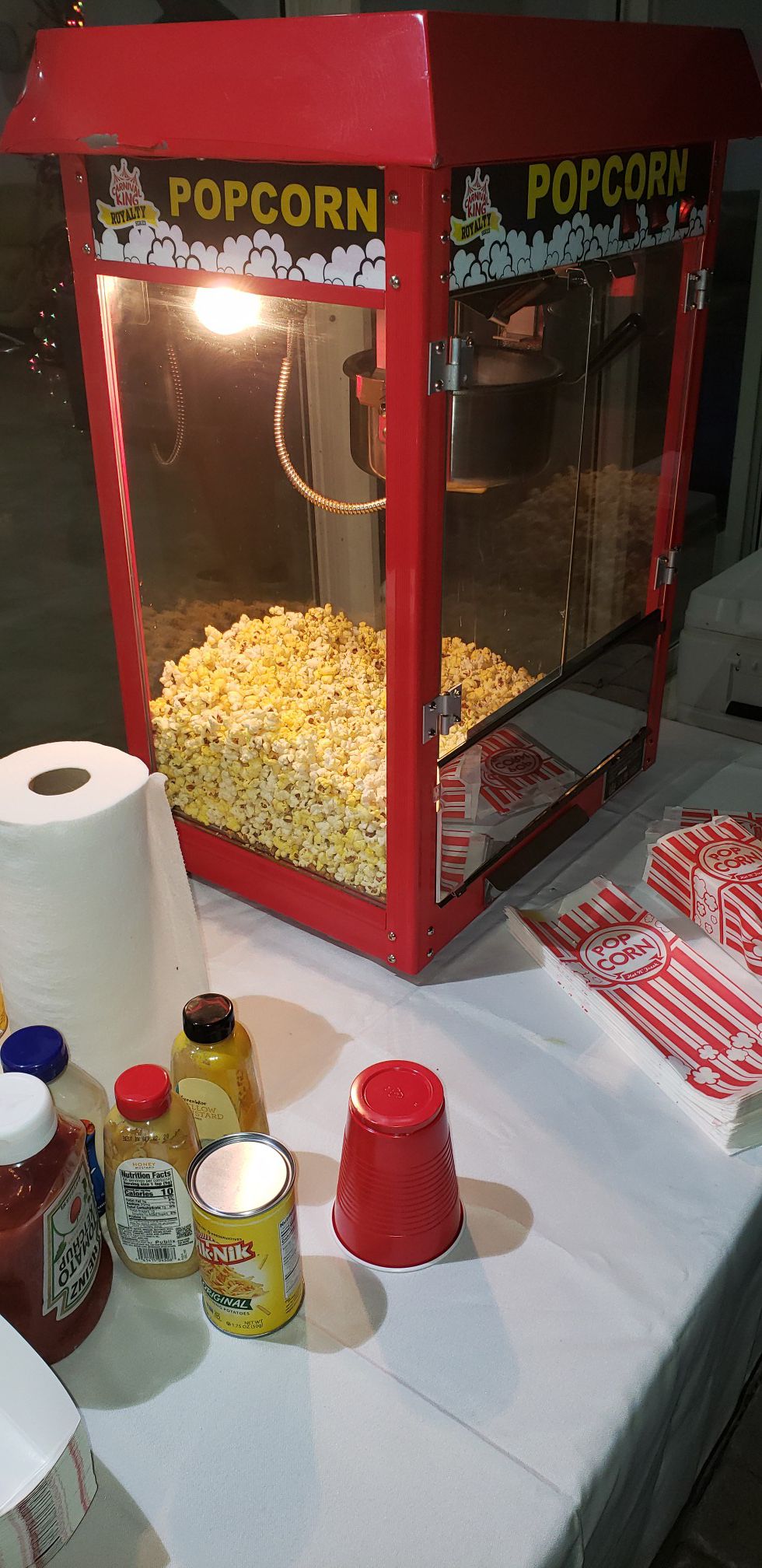Carnival King Royalty Series Red Popcorn Machine