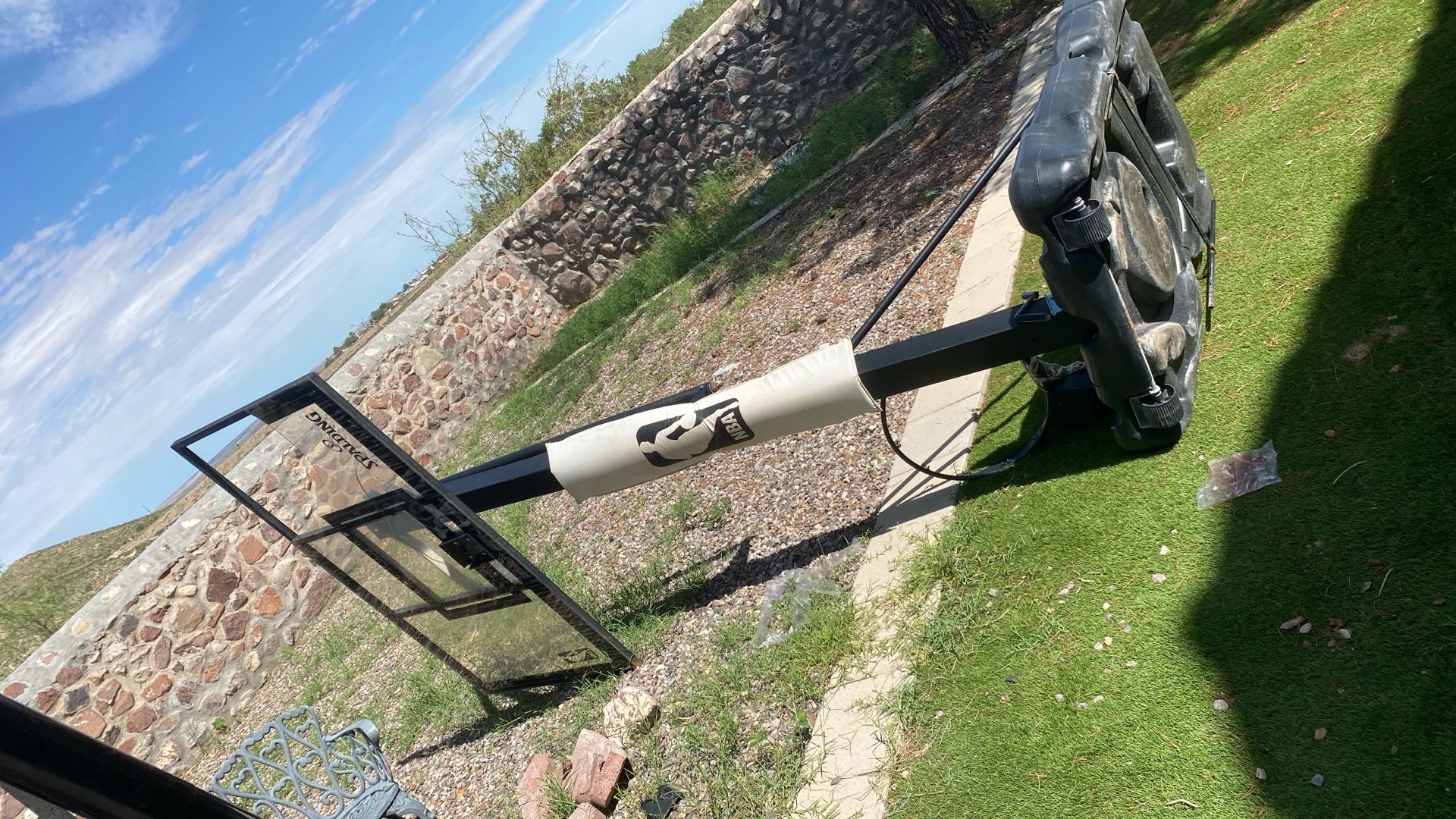 FREE Broken Basketball Hoop 60in