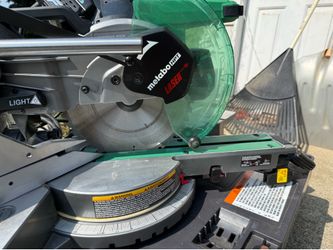 Metabo HPT 10” CORDLESS Slide Compound Miter Saw (Optional Cord Included)