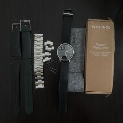 Withings - ScanWatch 2 - Hybrid Smartwatch- 42 mm Black -  4 bands included