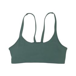 Vuori Yosemite Sports Bra XS Extra Small Green Pullover Racerback Yoga Run VW104