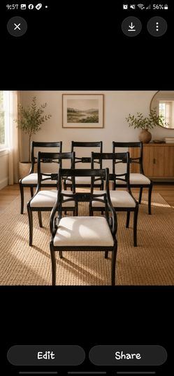 6 dinning Chairs