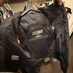 Motorcycle Leather Jacket With Protection 