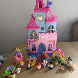 Fisher Price Little People Princess Castle, Train, Princess’ And Prince’s Little People