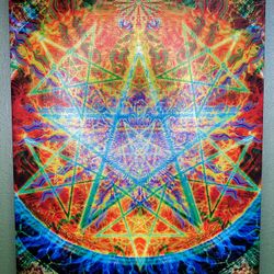 Trippy Magic Hanging Art Print Halloween 