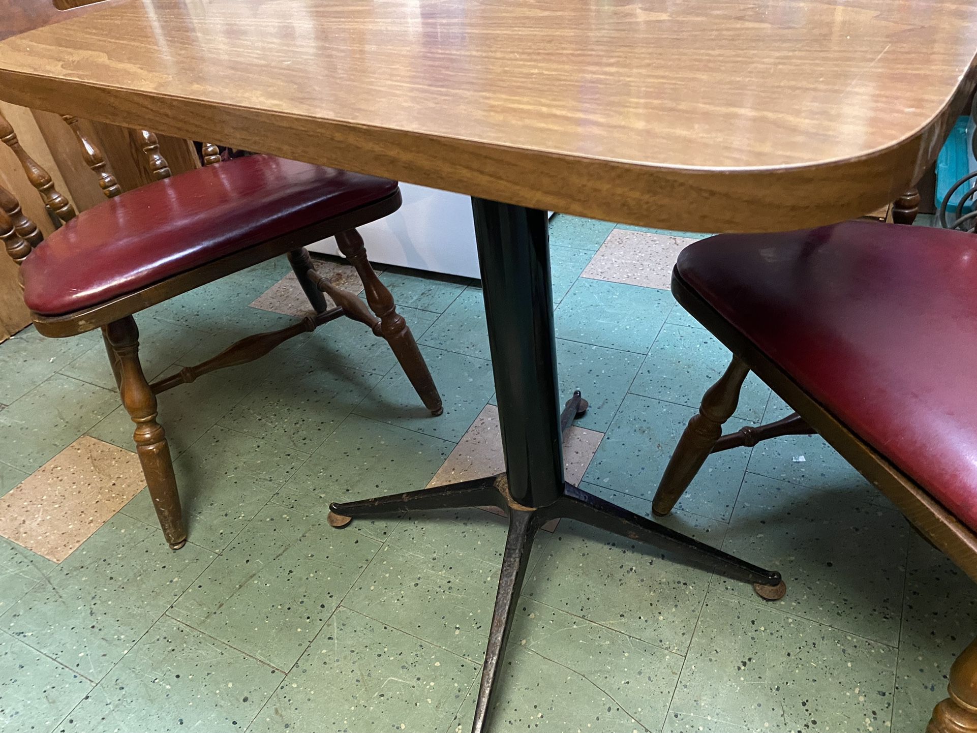 Table With 2 Captain Chairs