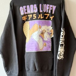 One Piece Gear 5 Luffy Anime Hoodie Sweatshirt - Size M