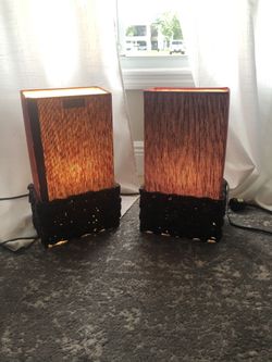 Red lamps