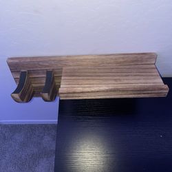 Mounted Guitar Holder+pick holder+hooks