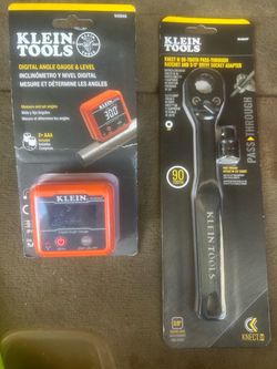 Klein Tools Digital Angle Gauge and Ratchet Bundle