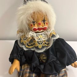 European Porcelain  Clown  11”