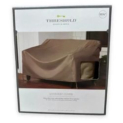 NEW THRESHOLD LOVESEAT COVER W/ WEATHER RESISTANT UV PROTECTION 55 1/2''