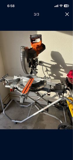 MITER SAW BY RIDGID GREAT CONDITION