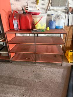 Garage storage shelves