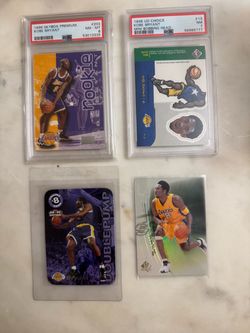 Kobe Bryant 4 cards package