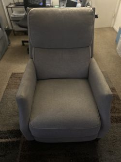 Costco Fabric Beige Recliner 