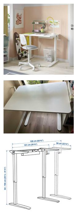 Adjustable study table, great condition!