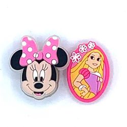 Disney Parks - Walt Disney - Minnie mouse light up pin and regular pin 2pc set