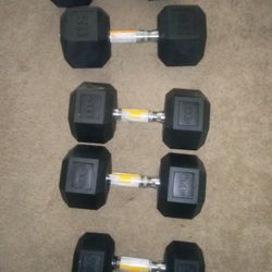 Rubber Hex Dumbbells Brand new Pickup only near Spring