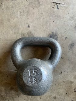 15lb cap kettle bell