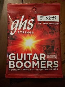 GHS Boomers Electric Guitar Strings 09-46 Custom Light
