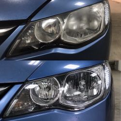 Polishing Headlights
