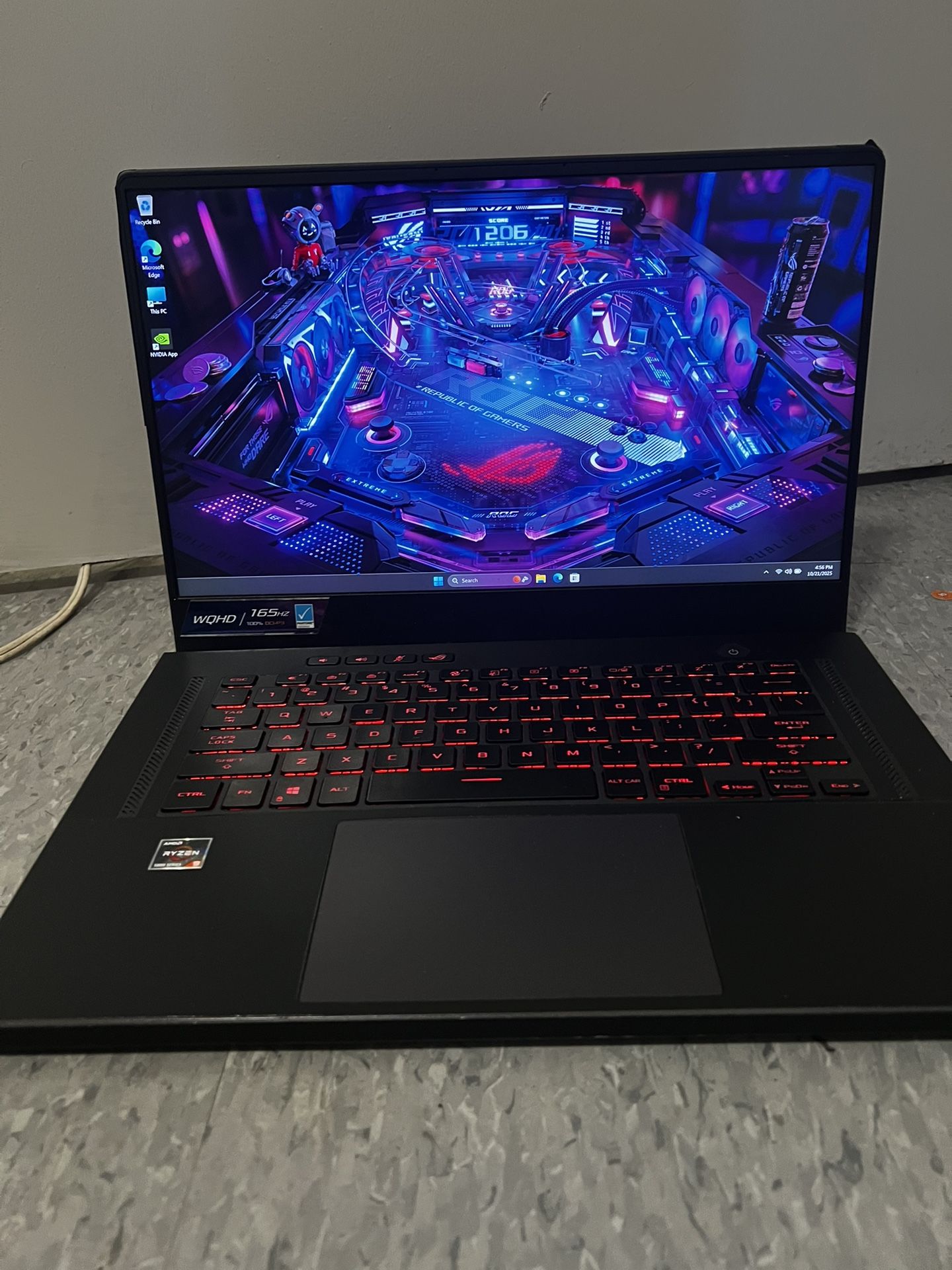 Asus Rog Gaming Laptop - Ryzen 9 5900HS, RTX 3070, 16GB RAM, 1TB SSD